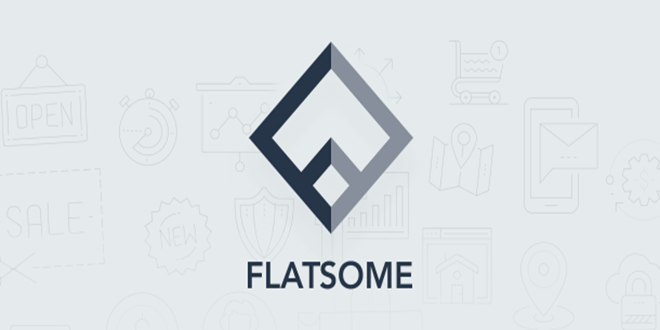 قالب flatsome